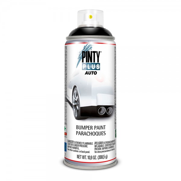 Pintura en spray auto 520 cc bumper liso bl104 negro (pack 2 unidades)