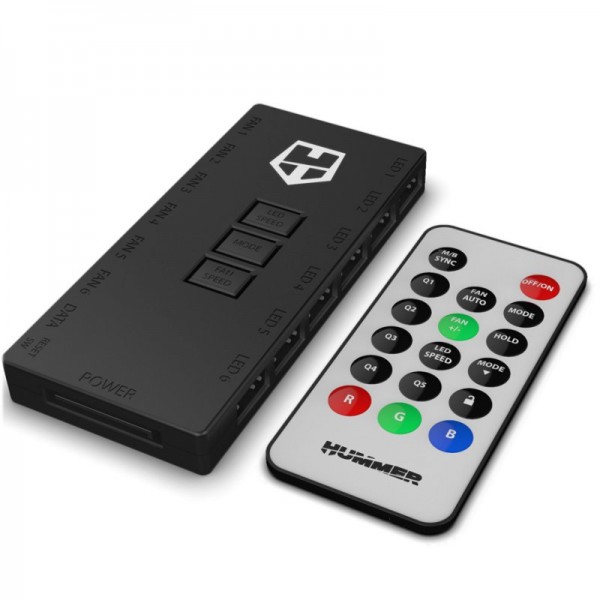 Nox hummer r-hub controlador argb led/ref.