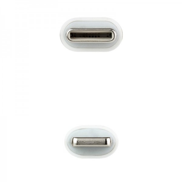Nanocable cable lightning a usb-c 2 metros