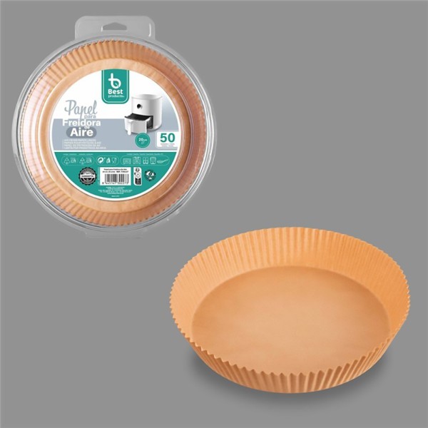 Papel redondo freidora aire ø20 cm (pack 2 unidades)