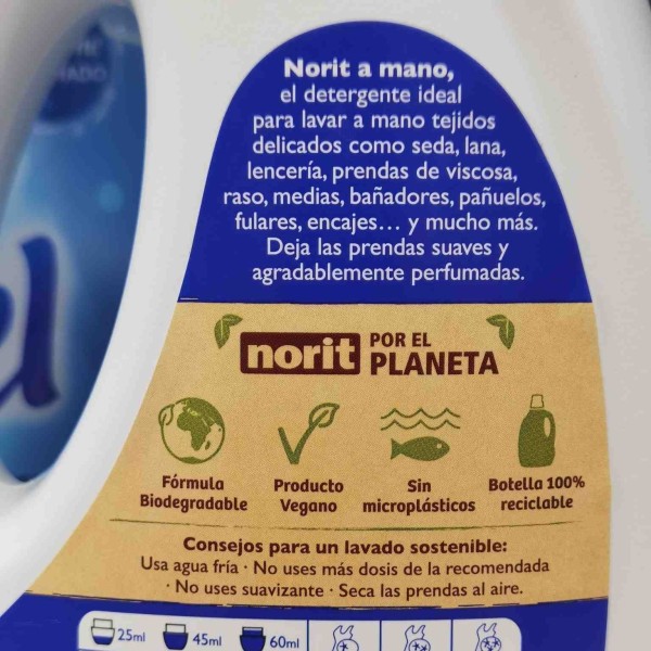 Norit detergente liquido a mano 1125 + 90 ml