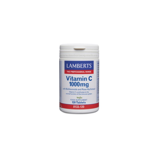 Vitamina C 1000mg Bioflavonoides 120 Comps Lambe