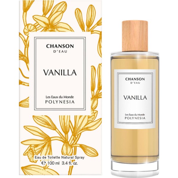 Chanson d'eau vanilla polynesia eau de toilette 100ml vaporizador