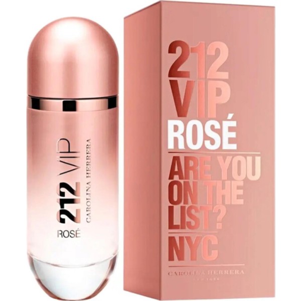 Carolina herrera 212 vip rose eau de parfum 80ml vaporizador