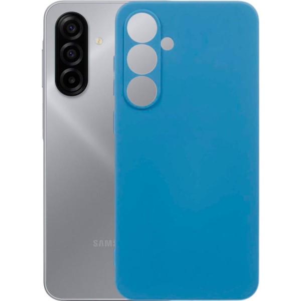 Jc funda trasera de silicona en color azul / samsung galaxy a17