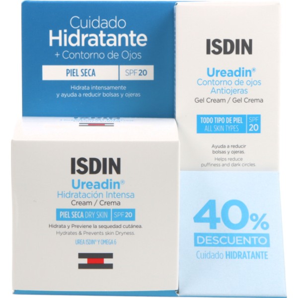 Isdin Ureadin Hidratacion Intensa 50ml + Contorno de ojos 15ml PROMO