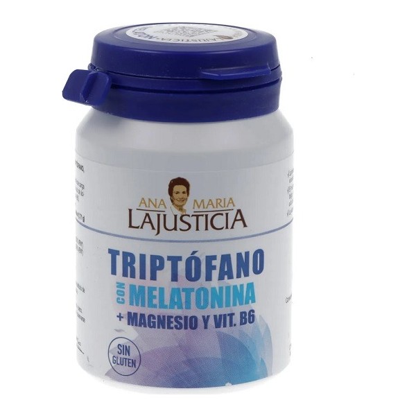Triptofano Melatonina Magnesio y Vitamina B6 60 