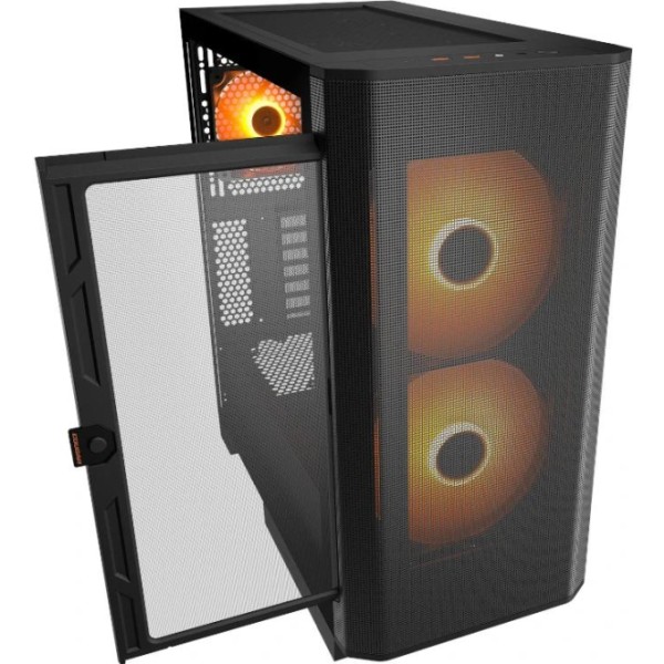 Cougar caja semitorre airface flo rgb black