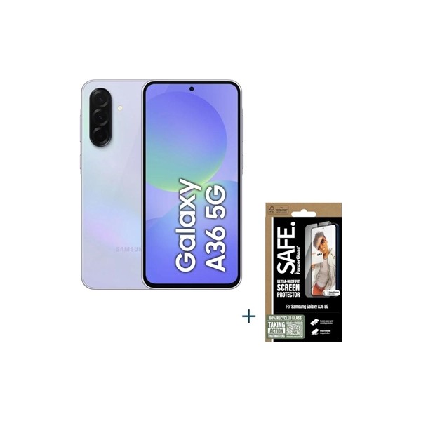 Samsung galaxy a36 256gb 8gb lavander+prot safe