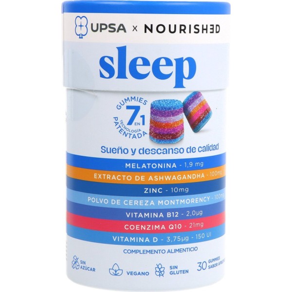 Upsa X Nourished Sleep 30 Gominolas Sueño y Descanso