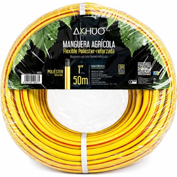 Manguera agricola flexible 1" 50m